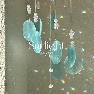 Wave Shell Crystal Suncatcher | Rainbow Maker Window Decor